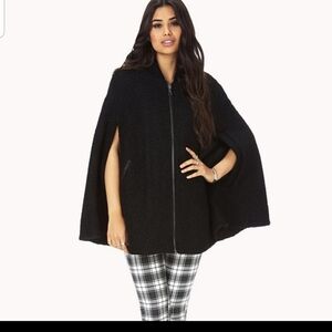 F21 Boucle Cape Poncho